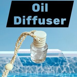 Glass Oil Diffuser with Cream Cap